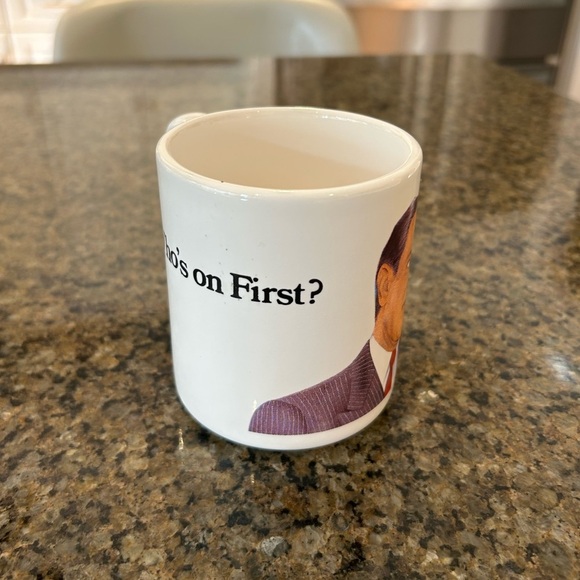 Pfaltzgraff Bud Abbott & Lou Costello Who's on First Collectible Mug Tea Coffee - Picture 3 of 8